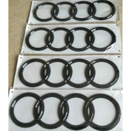 Audi (Bright Black) Car Body Front Rear Mark Suitable For A1/A3/A4/A5/A6/C7/C7.5/B8/Q5/Q3/A7/TT