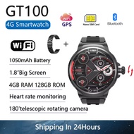 NEW GT100 Smart Watch 1.8 inch 180° Rotating Camera 32GB ROM WIFI GPS Apps Download Local Music Andr