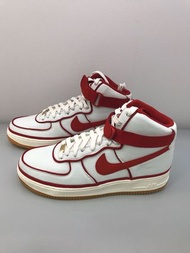 NIKE AIR FORCE 1 '07 HIGH LV8 Sail Gym Red Black 男裝波鞋全新無盒