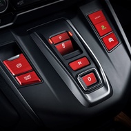 For Honda CRV CR-V 2017 2018 2019 2020 2021 Car Central Control Gear Button Stickers Hybrid Gear Button Metal LHD Accessories