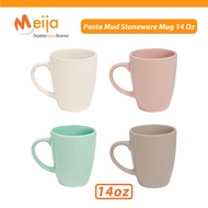 Meija pasta mud stoneware mug 14 Oz