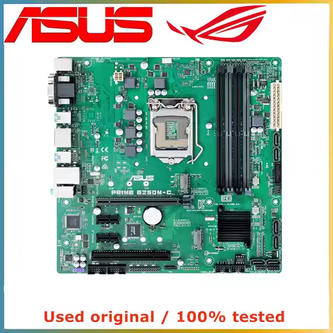 For Asus PRIME B250M-C LGA 1151 DDR4 For B250 Motherboard Micro ATX Mainboard Support 6/7th 64GB