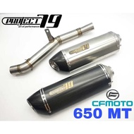 Exhaust Project79 CFMotor 650 MT Muffler Slip On Project 79 Manifold CF Motor Accessories Pipe QPM04
