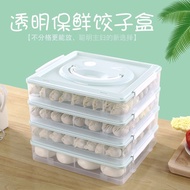 HY&amp; Frozen Dumpling Box Frozen Dumplings Refrigerator Wonton Box Preservation Storage Box Quick-Frozen Dumplings Boxed D