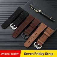 Suitable for 7 Seven Friday Watch Strap Genuine Leather Male sevenfriday Strap Q1V2 First Layer Cowh