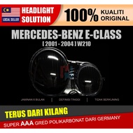 MERCEDES BENZ E-CLASS W210 01 02 03 04 HEADLIGHT COVER/HEADLAMP COVER/HEADLIGHT LENS