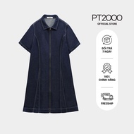 Dress PT2000, denim, loose fit, youthful and dynamic (AD-246)