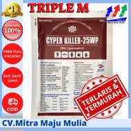 Cyperkiller Cyper Killer 25 wp 30 gram ORIGINAL TRIPLE M / Insektisida / pembasmi kutu
