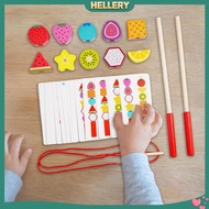 [HellerySG] Fine Motor Skills Toy Beads Stacking Educational Learning Kids Toy Portable for Basic an