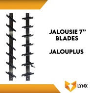 ♞Jalousie Jalouplus 7 Blades for Louver Window 1 Pair