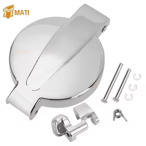MATI Fuel Cap Gas Cap Latch Kit Chrome for Honda CB200 CB350 CB360 CB400 CB450 CB500 CB550 CB750 CL2