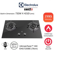 Electrolux Ganar 78cm UltimateTaste 300 Built-In Gas Hob | EHG7230BE (Gas Stove Dapur Gas Cooker Kac
