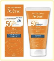 AVENE 雅漾高效清爽抗藍光防曬乳 VERY HIGH PROTECTION FRAGRANCE-FREE FLUID SPF50+ 50ML