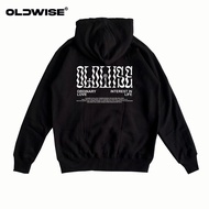 OLDWISE | BLACK HOODIE/MISTY | INTEREST INTEREST
