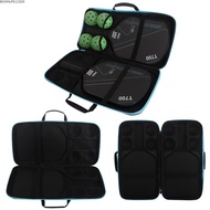 BOOMLIFE1238C Pickleball Racket Storage Bag, Hard Shell Fits 2 Paddles And 4 Balls Pickleball Paddle