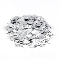 Silver Foil Confetti,Round Dots Glitter Table Confetti(1.76 OZ)