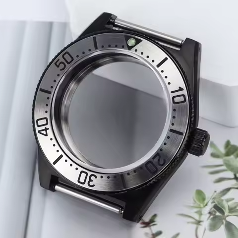 SPB143J1/SPB253J1 40mm Watch Case Stainless Steel For Black Tiger Whale NH34 NH35 NH36 NH38 4R36 Aut