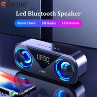 Bluetooth Speakers LED Caixa De Som Amplificada Alarm Clock Alto-falantes Subwoofer Home Theater Boombox Sono FM Radio Altavoces