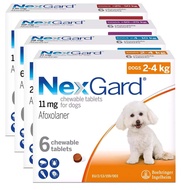 NEXGARD Chewable Tablets Dogs - 3 and 6 Tablets