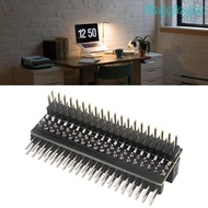 RR 40-pin GPIO 1 to 2 Expansion Board 2x20-pin Strip Dual Vertiical Horizontal Male Pin Headers for 