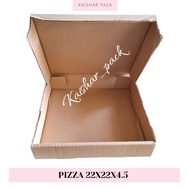 KAISHAR - PIZZA PACKING CARDBOARD 22x22x7 and 22x22x4.5 / PIECES