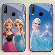 G-74 Frozen HD Kaca Casing untuk VIVO Y81s Y12i Y50 Y81 Y30 Y12 Y15 Y19 Y17 Y17S Y15S Case
