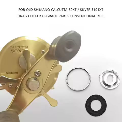 Drag Clicker Upgrade Parts For Old Shimano Calcutta 50XT / Silver 5101XT Conventional Reel Ultraligh