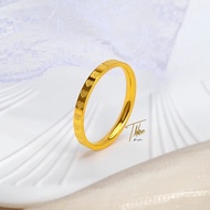 【Tala 18K】Full circle heart-shaped titanium steel ring for women gift Exquisite packaging