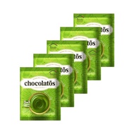 HIJAU PUTIH 5pcs Chocolatos Matcha Drink White Chocolate Powder With Green Tea