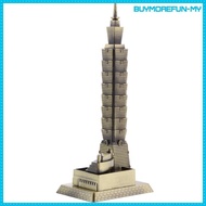 [BuymorefunMY] Taipei 101 Tower Building Architecture Model Furnishing Articles Table Dcor