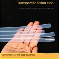 ID 1x2mm to 11x13mm Transparent Teflon tube FEP F46 Tubing Pipe ROHS Insulation High Temperature And