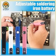 SUERHD Electric Soldering Iron, Welding Repair Tool 510 Thread Battery Mini Soldering Iron Kit, Batt