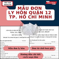 District 12 divorce application form + Instructions for preparing the most accurate application