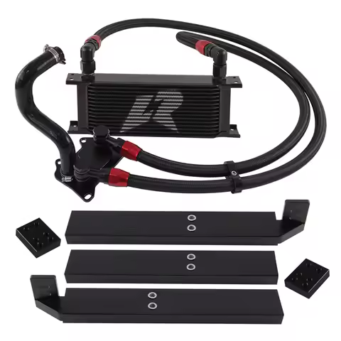 Oil Cooler Kit 15 Rows For VW Golf MK7 GTi/R Engine EA888 GEN3 2.0L TSI Audi A3 Tiguan Skoda Aluminu