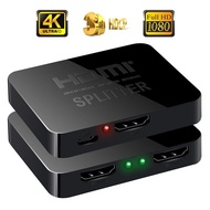 HDMI 1 In 2 Out Splitter 4k Splitter4K HDMI Splitter Full HD 1080p Video HDMI Switch Switcher