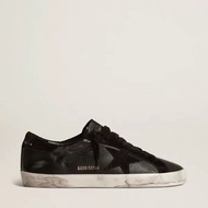 Original✅ GGDB Fashion Trends Distressed Stars Leather Dirty Shoes Mens and Womens Low-top Walking S