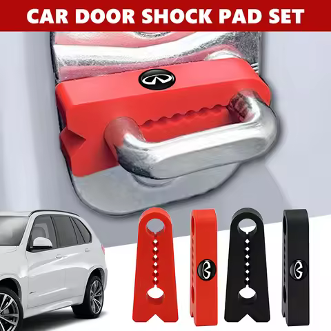Car Door Sound Damper Lock Buffer Shock-absorbing Pad Noise Reducer For Infiniti FX35 Q30 G37 QX70 G