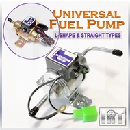 Electric Inline Metal Fuel Pump 12V For Perodua Kancil Rusa Hijet Van Boat Kapal Diesel Truck Free F