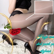 Aurora Socks Pearl Pin Mesh Waist Aurora Seamless Pearl Massage Thin Stockings Silky Oily Temptation