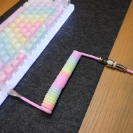 Bigpenguin Coiled Cable 8K สำหรับ Mechanical Keyboard สายคีย์บอร์ด USB C to A สายถัก Custom 8K Magne