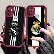Burgundy Case for Realme 7i 5i C17 5 OPPO A53 A53S A31 A32 A33 5s D-7 Madrid FC