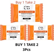 Buy 1 Take 2 Kojic CB Niacinamide Soap for Men 10X Whitening Soap Whitens All Skin Types Oil Control