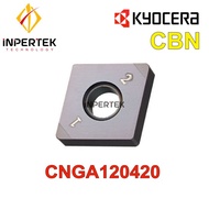 INSERT CNGA 12 04 CBN KYOCERA PAHAT BUBUT DIAMOND CNMG 1204 KERAS