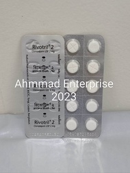 READY STOCK RIVOTRIL 2 MG ALPRAX XR 2 MG VATAMIN 1 STRIP 10 TABLETS 5 STRIP 50 TABLETS 10 STRIP 100 