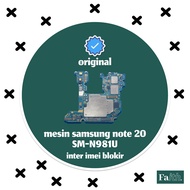 MESIN Samsung note 20 inter blocking machine snapdragon 865