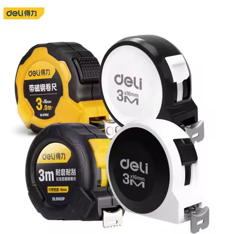 Deli 1 Pcs 2M 3M 5M Tape Measure Metric Steel Measures Ruler Distance Measuring Tape Meter Ruler Tap