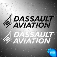 Dassault Aviation Sticker | Weather Proof die-cut decal | 8 inches