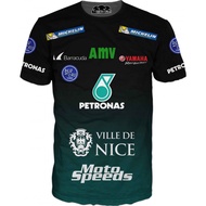 T-SHIRT Yamaha Petronas Team Bikes MotoGP Kids Allover Black 2-3 CA