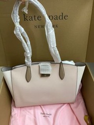 Kate Spade 真皮托特包 VOYAGE LARGE WORK TOTE - PINK