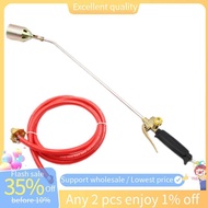 In stock-Propane Torch Weed Burner, Three-Valve Blowing Torch, with 98.42 Inches (About 250 cm) Hose